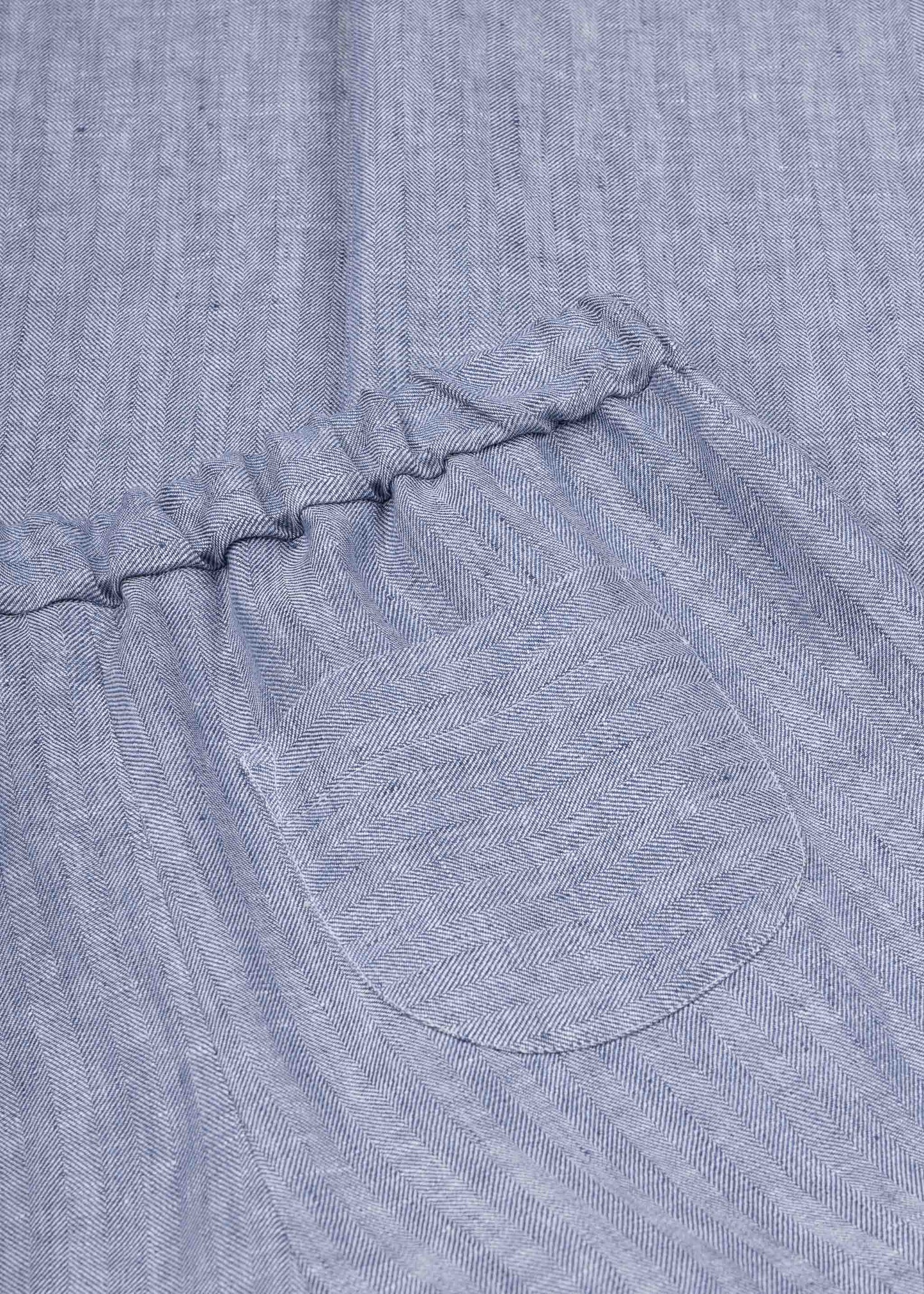 Herringbone Linen 'Easy Pants'