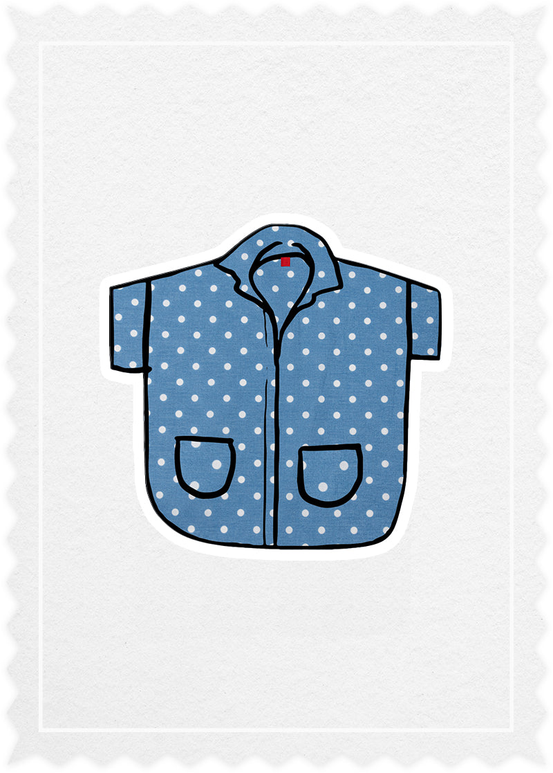 Printed Cotton 'Sampei Blouse'