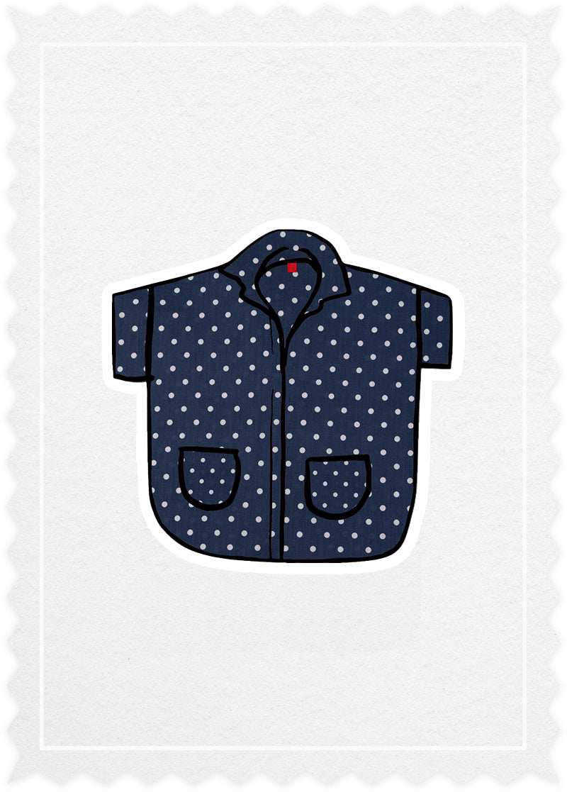 Printed Cotton 'Sampei Blouse'