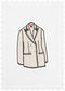 Woven Silk 'Drapy Blazer'