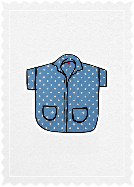 Printed Cotton 'Sampei Blouse'