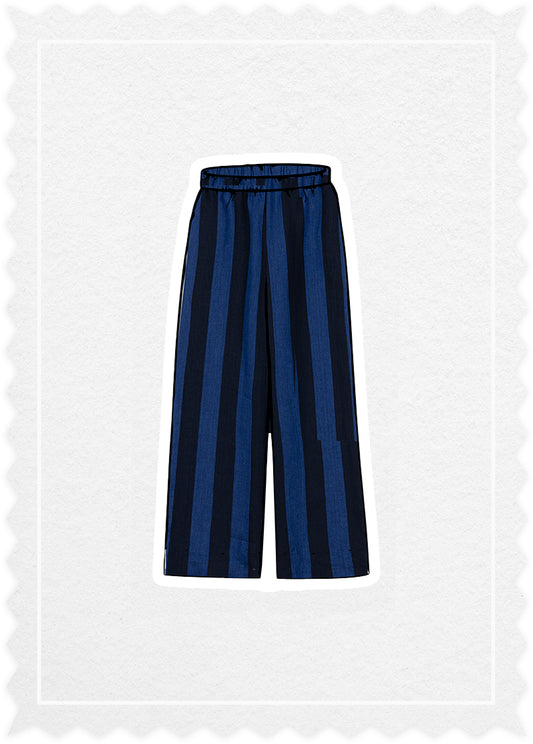Striped Linen 'Easy Pants'