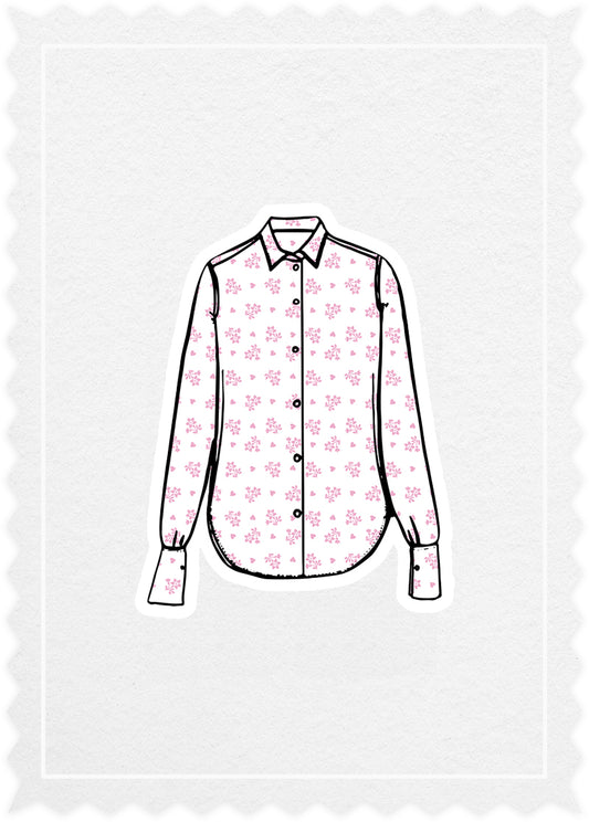 Flower Print 'Woman Shirt'