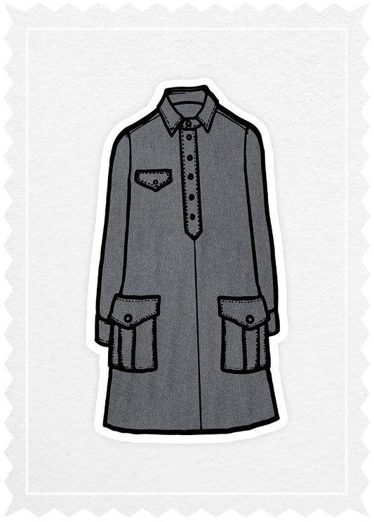 Flannel 'Polo Dress'