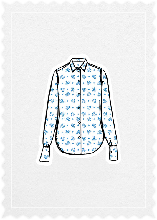 Flower Print 'Woman Shirt'